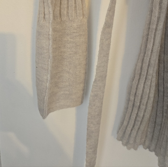 Helmut Lang Baby Alpaca Wool Turtleneck Sweater Dress Size Small Light Grey - Picture 10 of 14